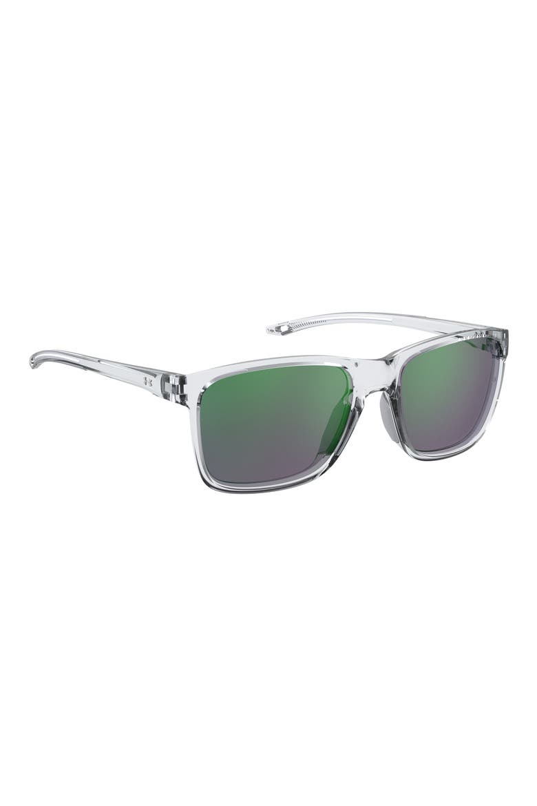 Kids' 56mm Square Sunglasses, Alternate, color, CRYSTAL