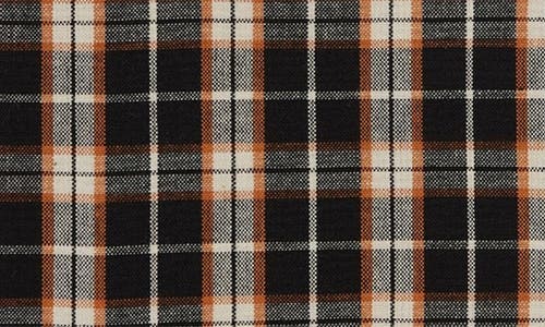 Design Imports Hallows Eve Plaid 4-piece Napkin Set In Brown