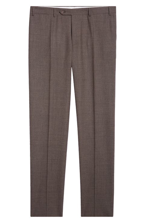 Siena Regular Fit Impeccabile Super 130s Wool Suit Pants