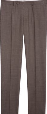 Canali Siena Regular Fit Impeccabile Super 130s Wool Suit Pants