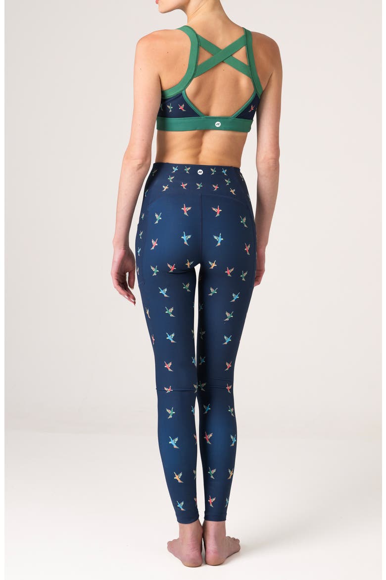 Freedom Wings High-Waisted Leggings, Alternate, color, Blue