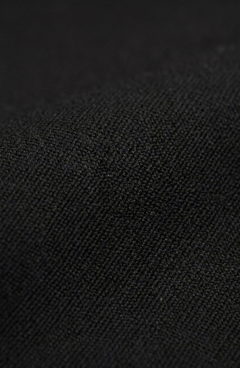 Modenaire Sleeveless Peplum Top & Tailored Midi Skirt Set, Alternate, color, Black