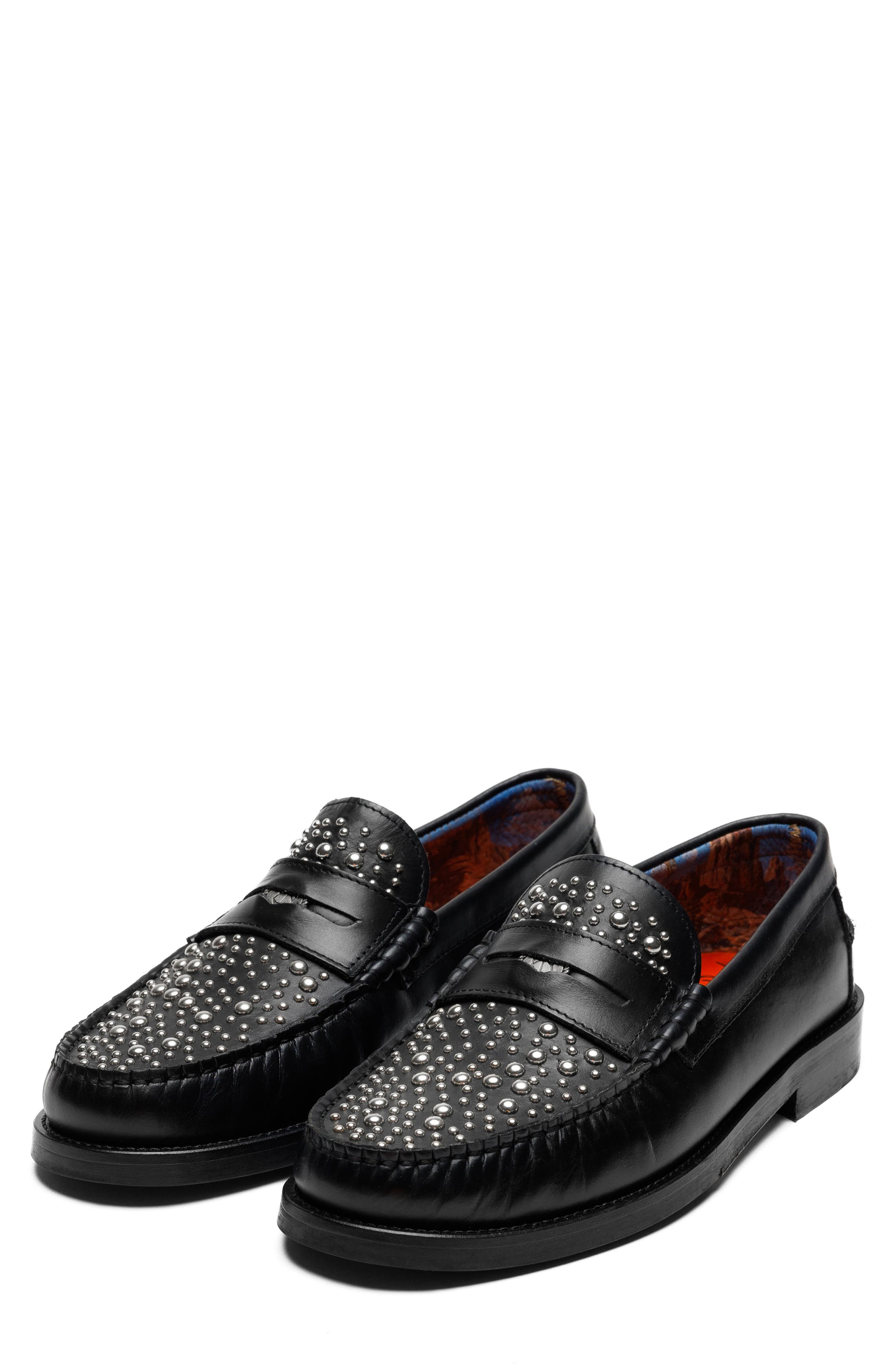 Naked Wolfe Riviera Penny Loafer, Main, color, 