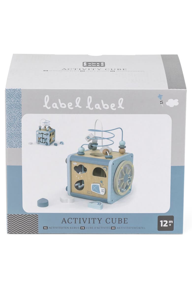 5 in 1 Wooden Activity Cube Shape Sorter, Baby & Toddlers, Ages 1+, Alternate, color, Multicolored