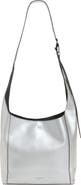 rag & bone Small Belize Metallic Leather Shopper Bag