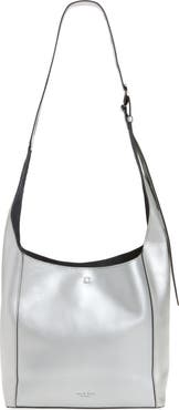rag & bone Small Belize Metallic Leather Shopper Bag