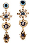 Alex and Ani Evil Eye Linear Earring