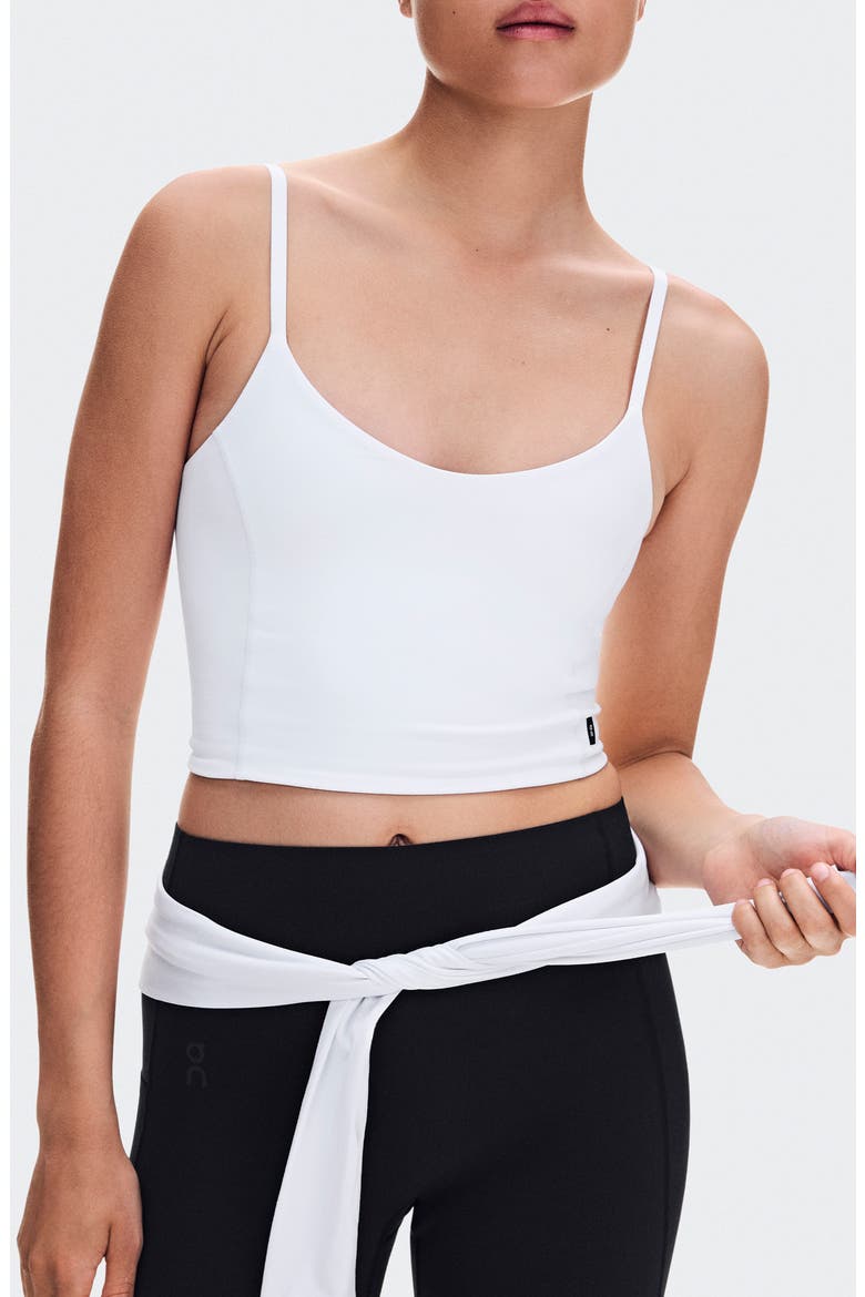 Studio Cropped Tank, Main, color, WHITE