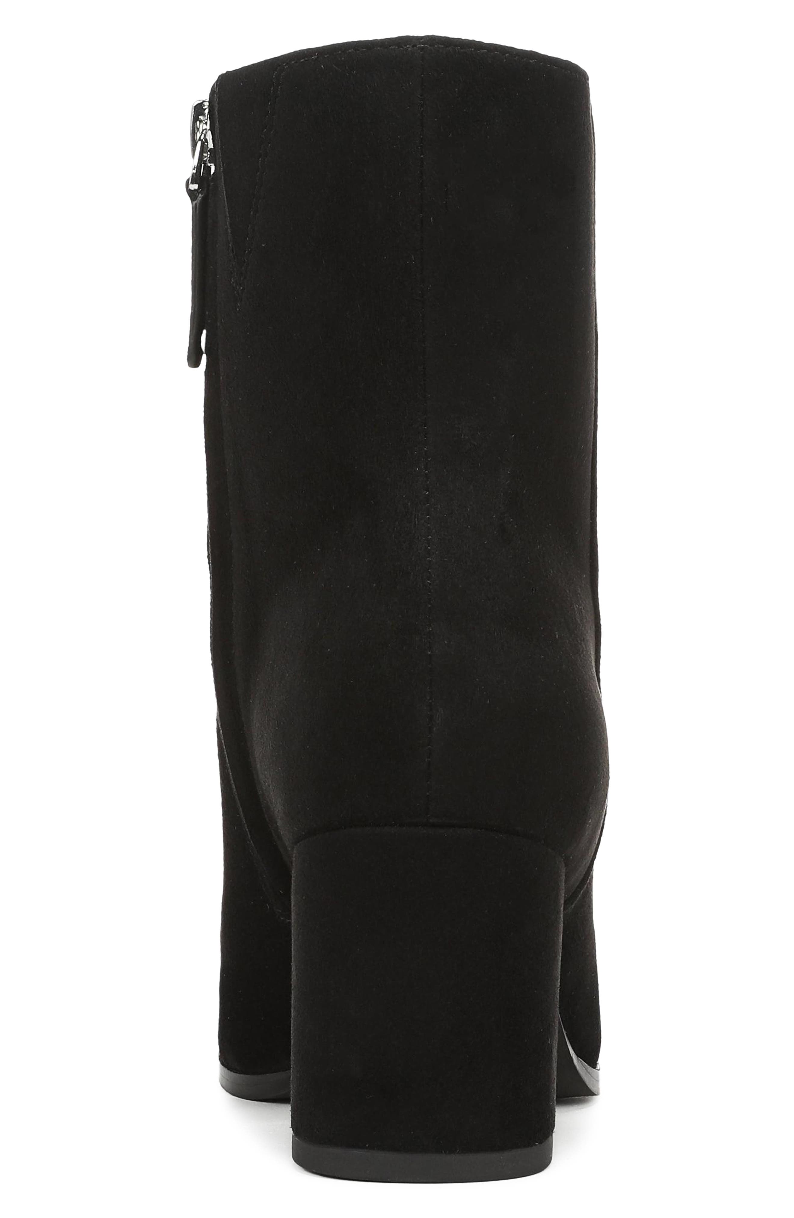 Jovie Leather Bootie, Alternate, color, BLACK