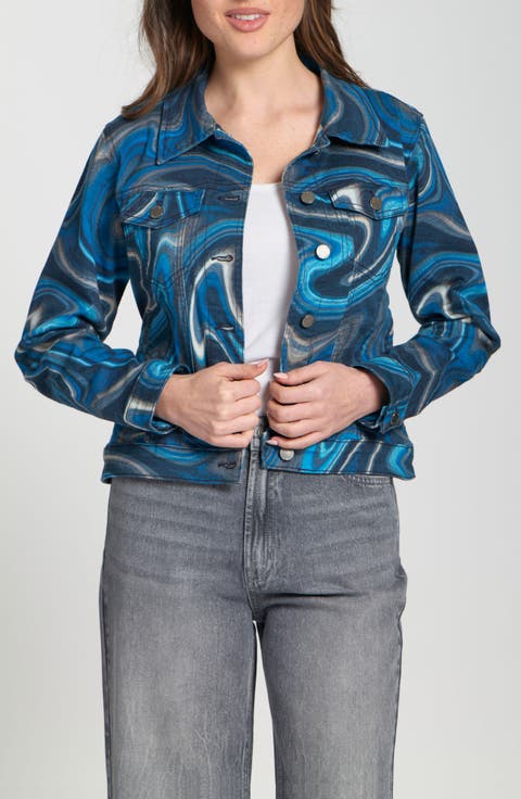 Printed Denim Jacket