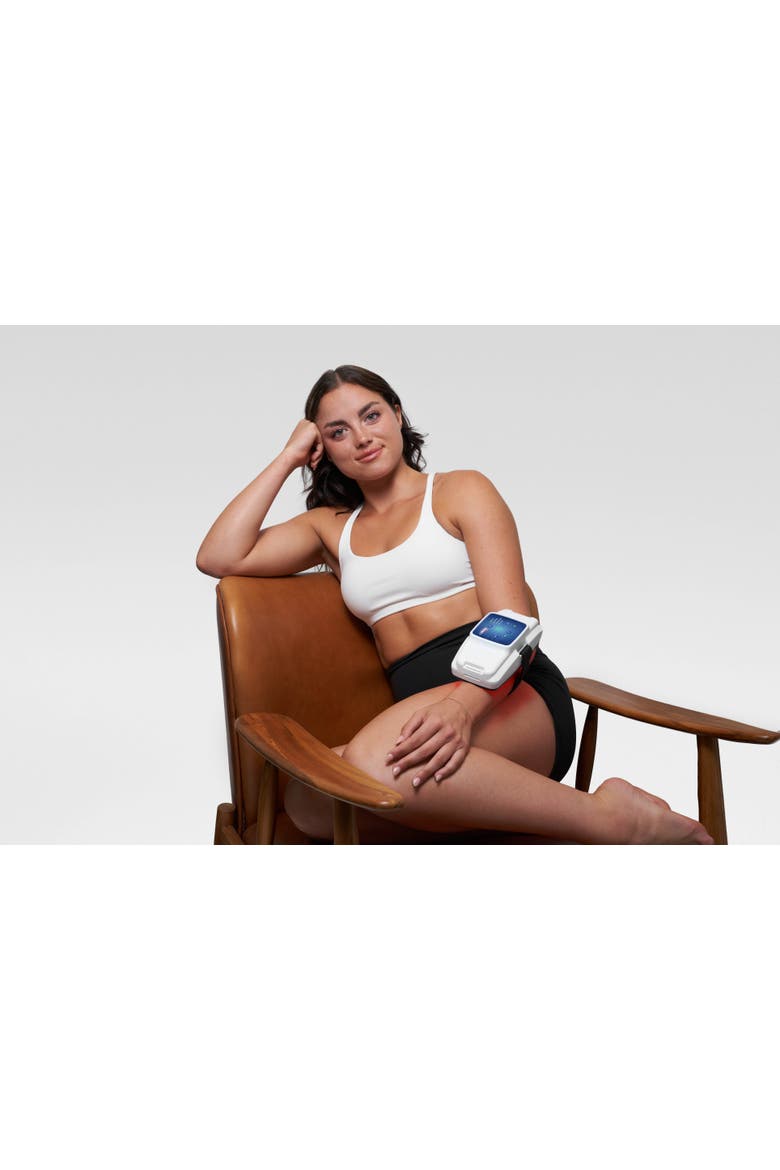 POD Hand-Held 4-Mode Light Therapy, Alternate, color, White with Blue Trim