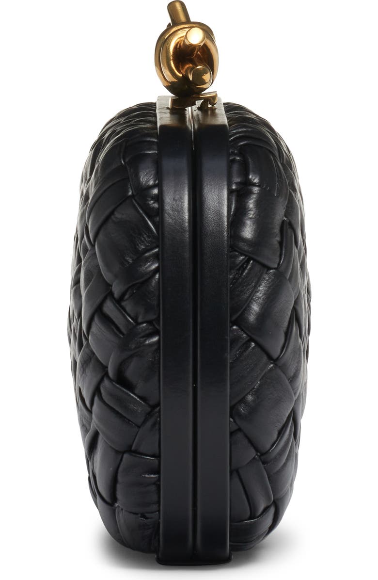 Bottega Veneta Knot Clasp Intrecciato Leather Minaudière, Alternate, color,