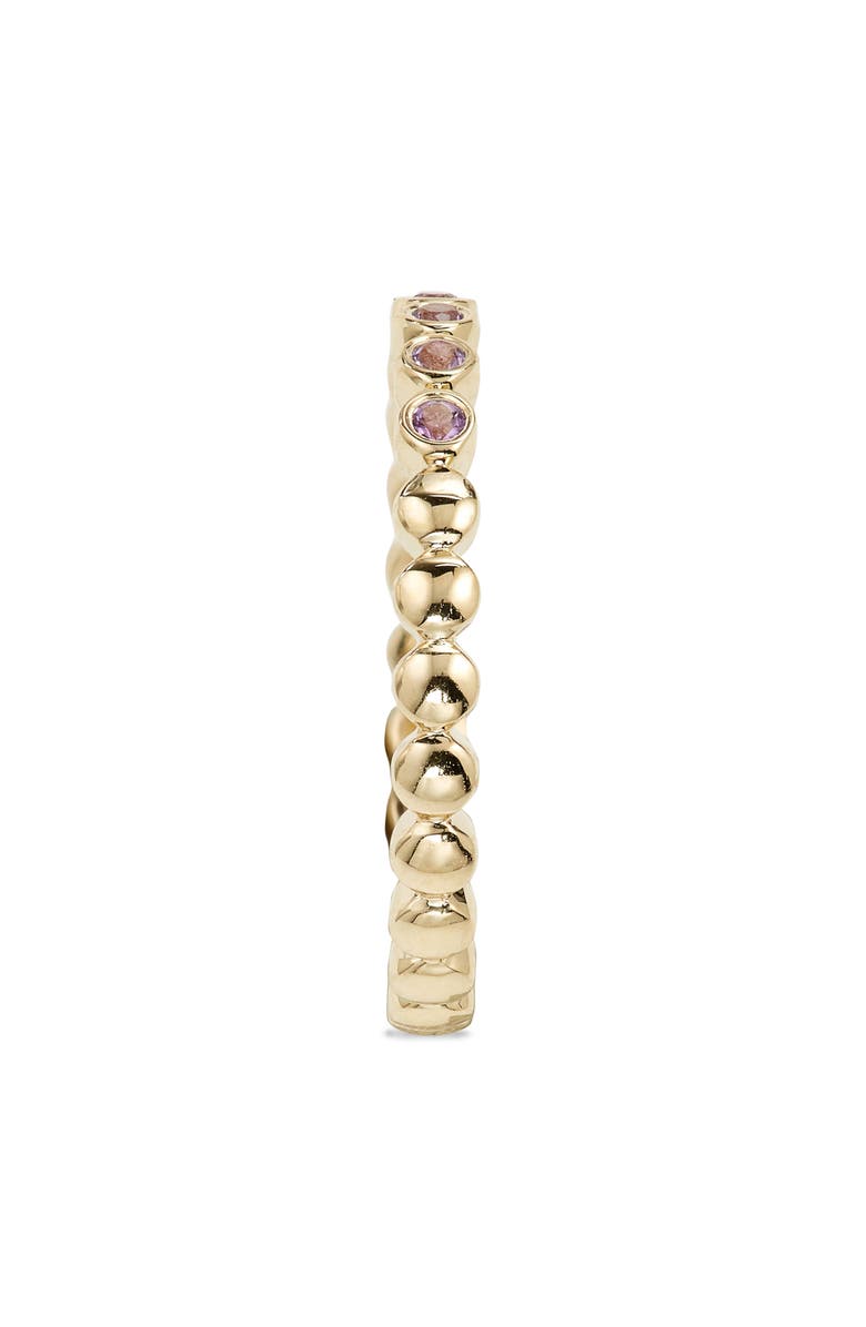 Bony Levy 14K Gold Amethyst Stacking Ring, Alternate, color,