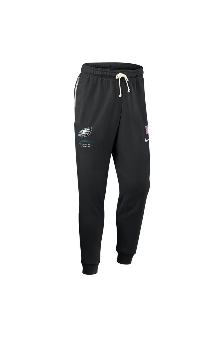 Men's Nike Black Philadelphia Eagles Sideline Standard Issue Touchback Kick Dri-FIT Taper Pants, Alternate, color, Black
