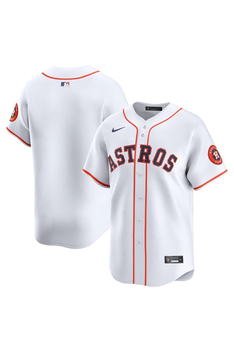 Men's Nike White Houston Astros Home Limited Jersey, Alternate, color, White