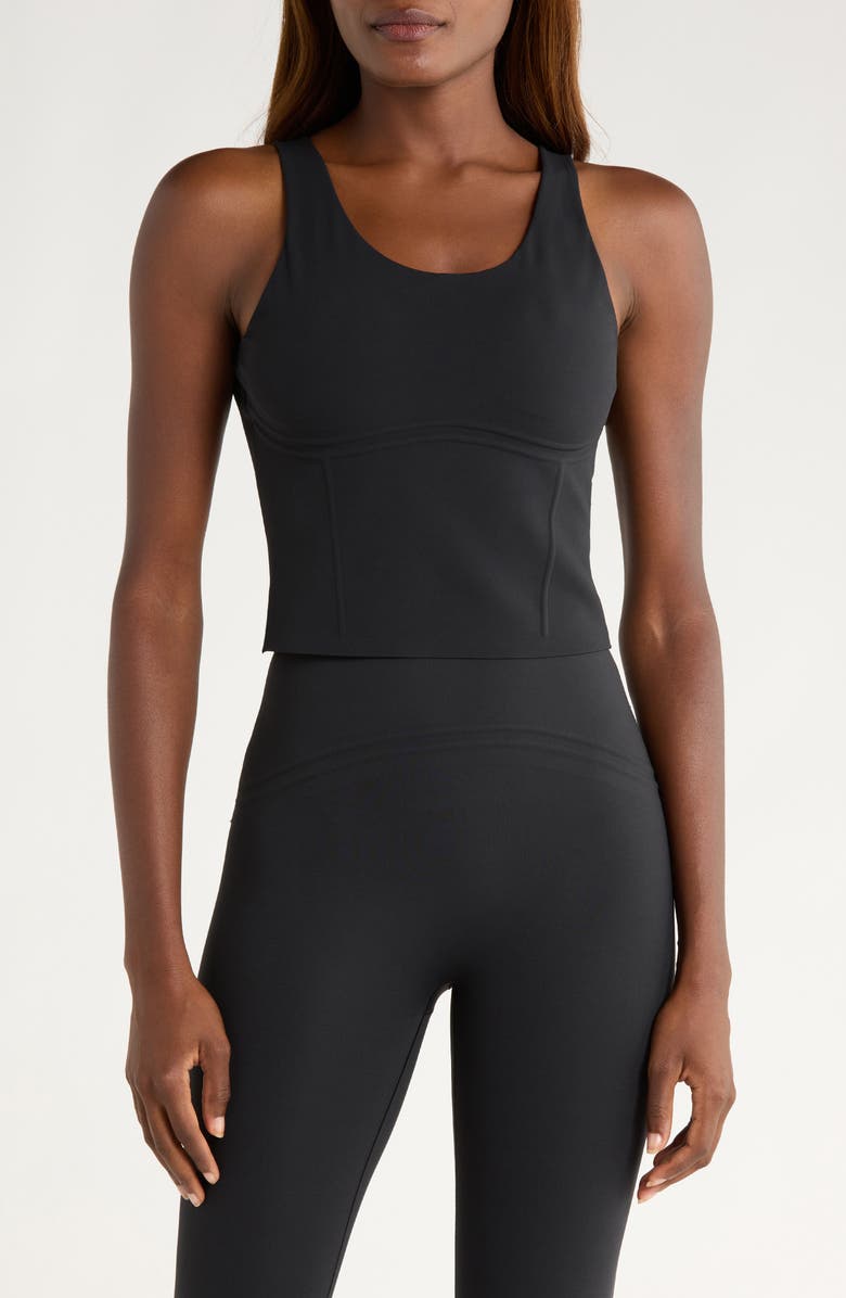 SPANX<sup>®</sup> Contour Crop Tank Top, Main, color, Very Black