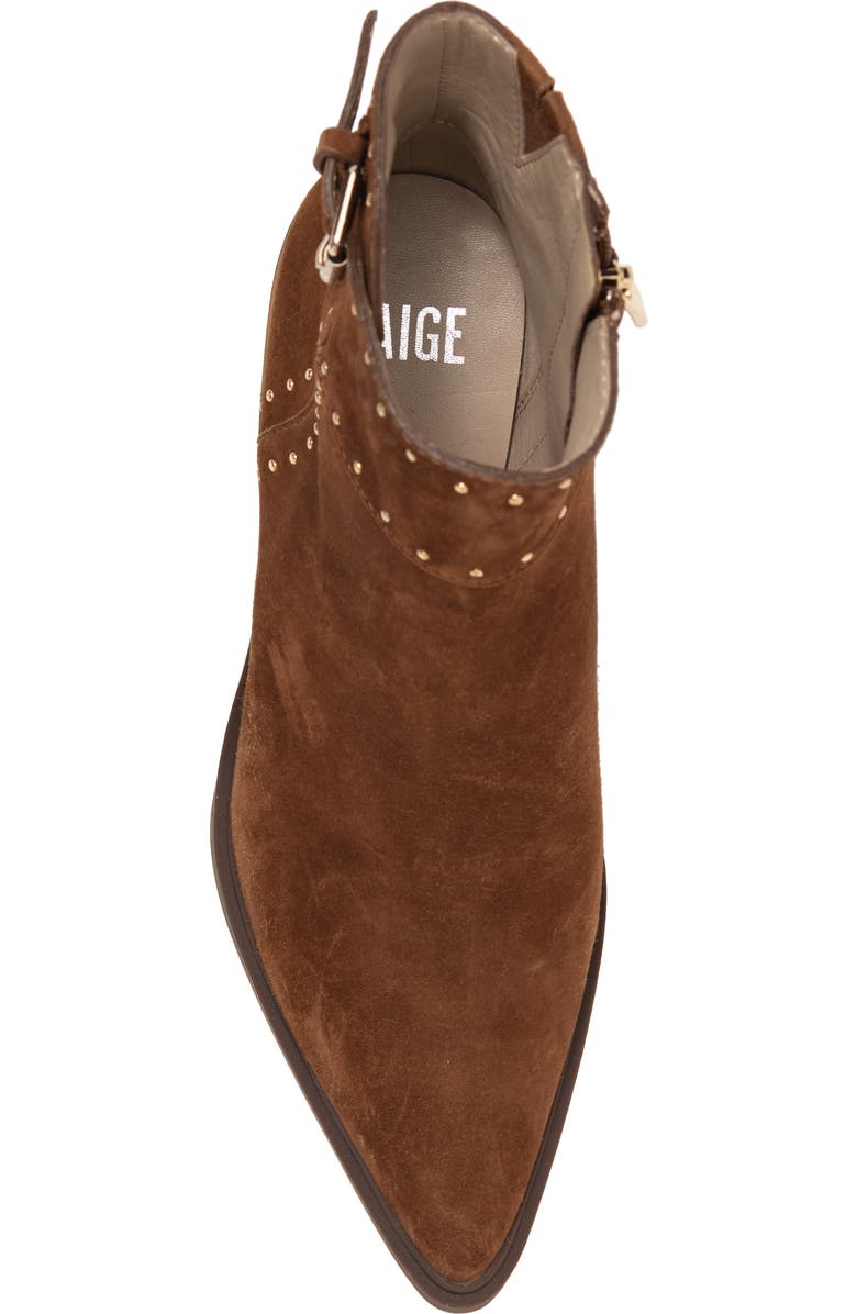 PAIGE Giselle Studded Block Heel Bootie, Alternate, color,