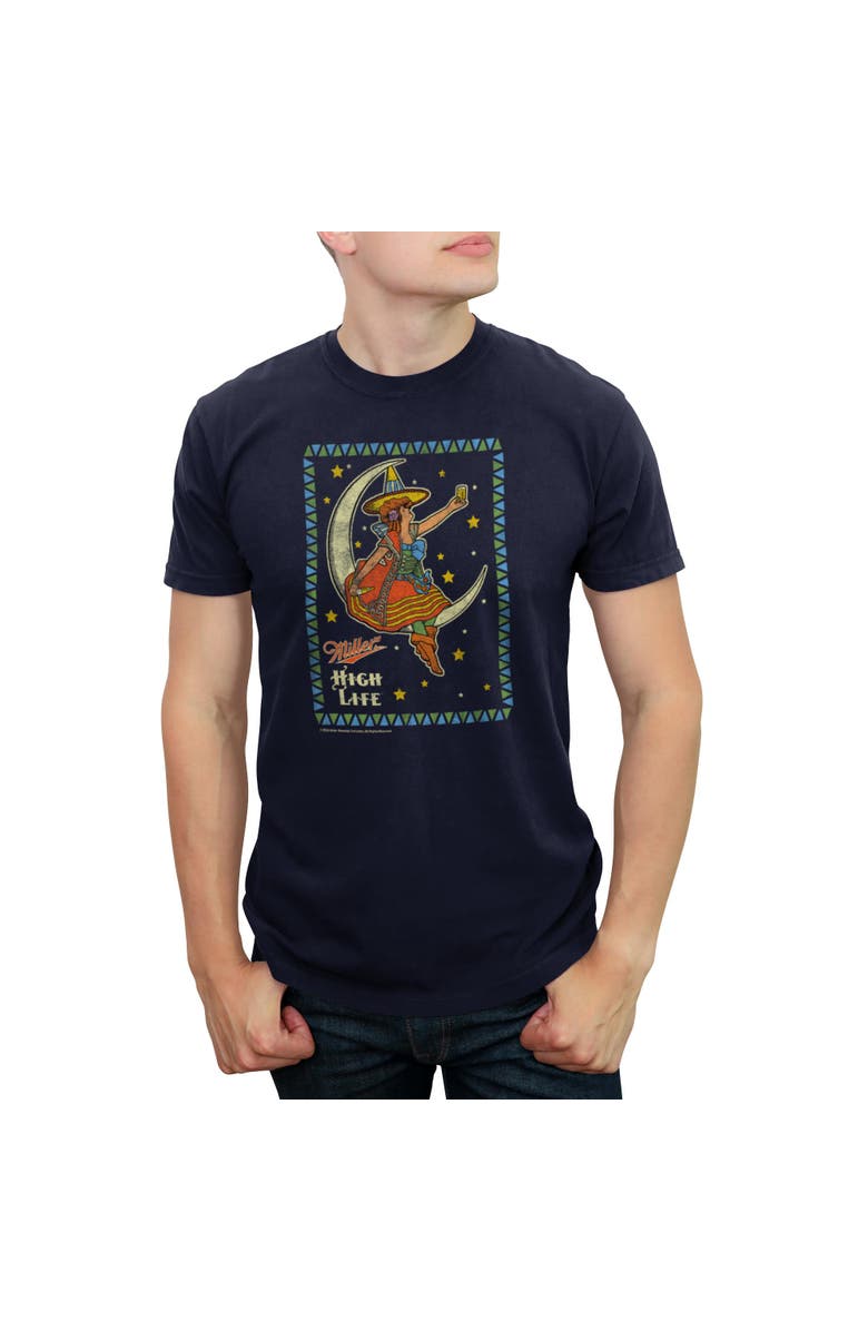 Coors Brewing Company Men's Coors Brewing Company Mystic Moon Girl Graphic T-Shirt, Main, color, Navy Blue