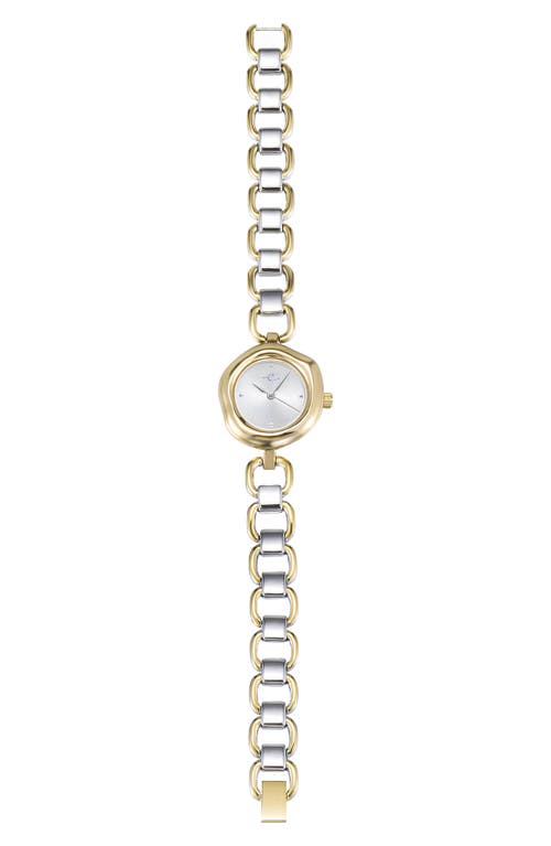 Ettika Chunky Bezel Bracelet Watch In Gold