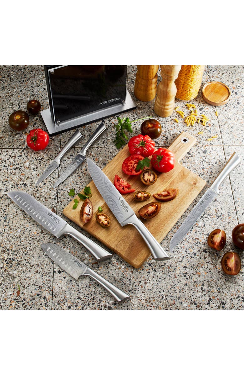 Cuisine::pro<sup>®</sup> Damashiro<sup>®</sup> 10-Piece Hiryu Knife Block, Alternate, color, Silver