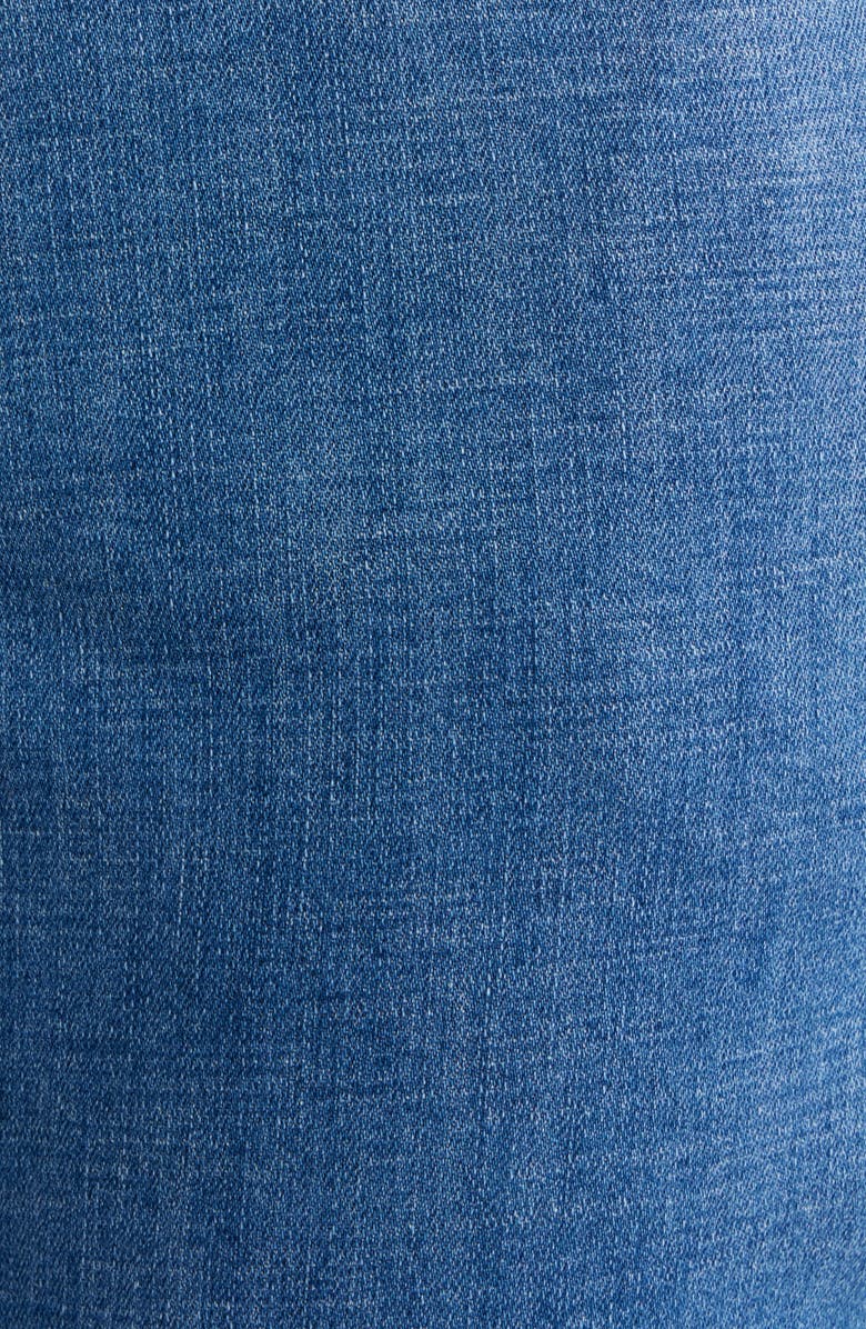 Hue Crosshatch Pedal Pusher Denim Leggings, Alternate, color, Chambray Wash