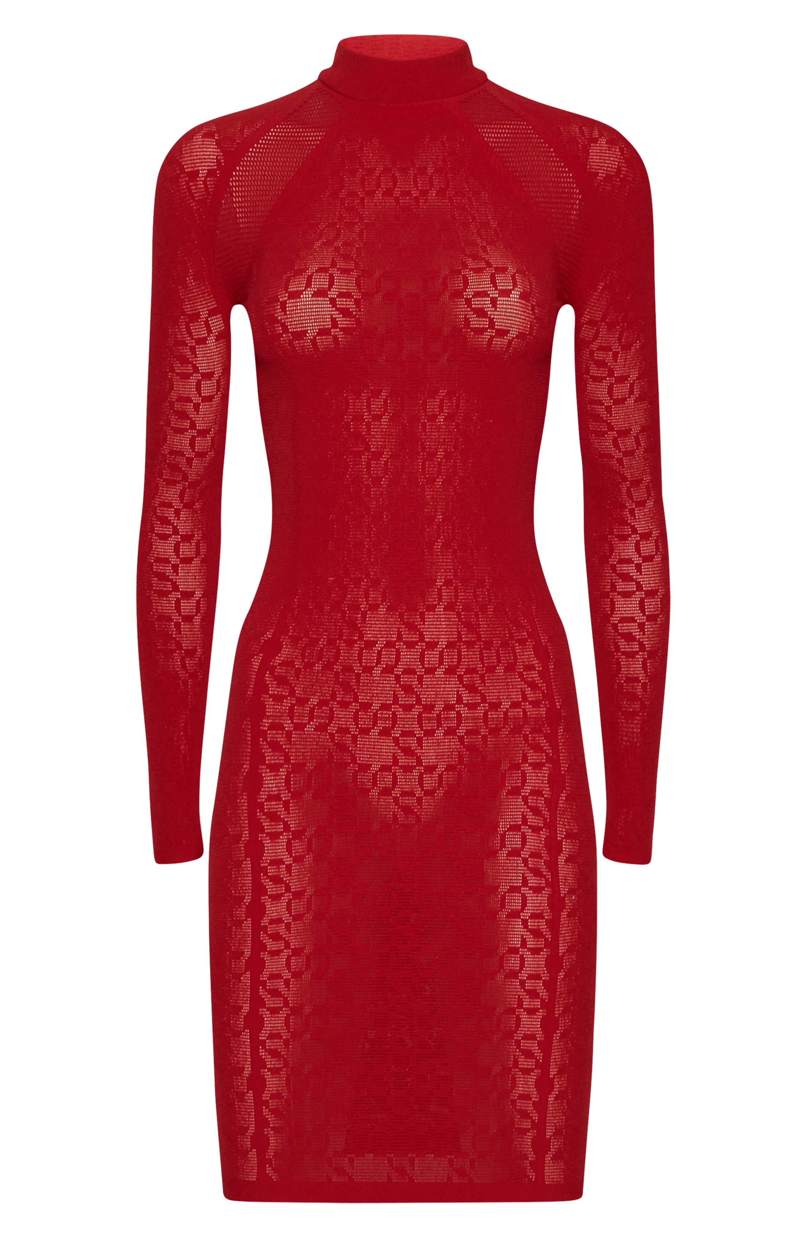 Wolford Intricate Sheer Pattern Dress (Women) | Nordstromrack
