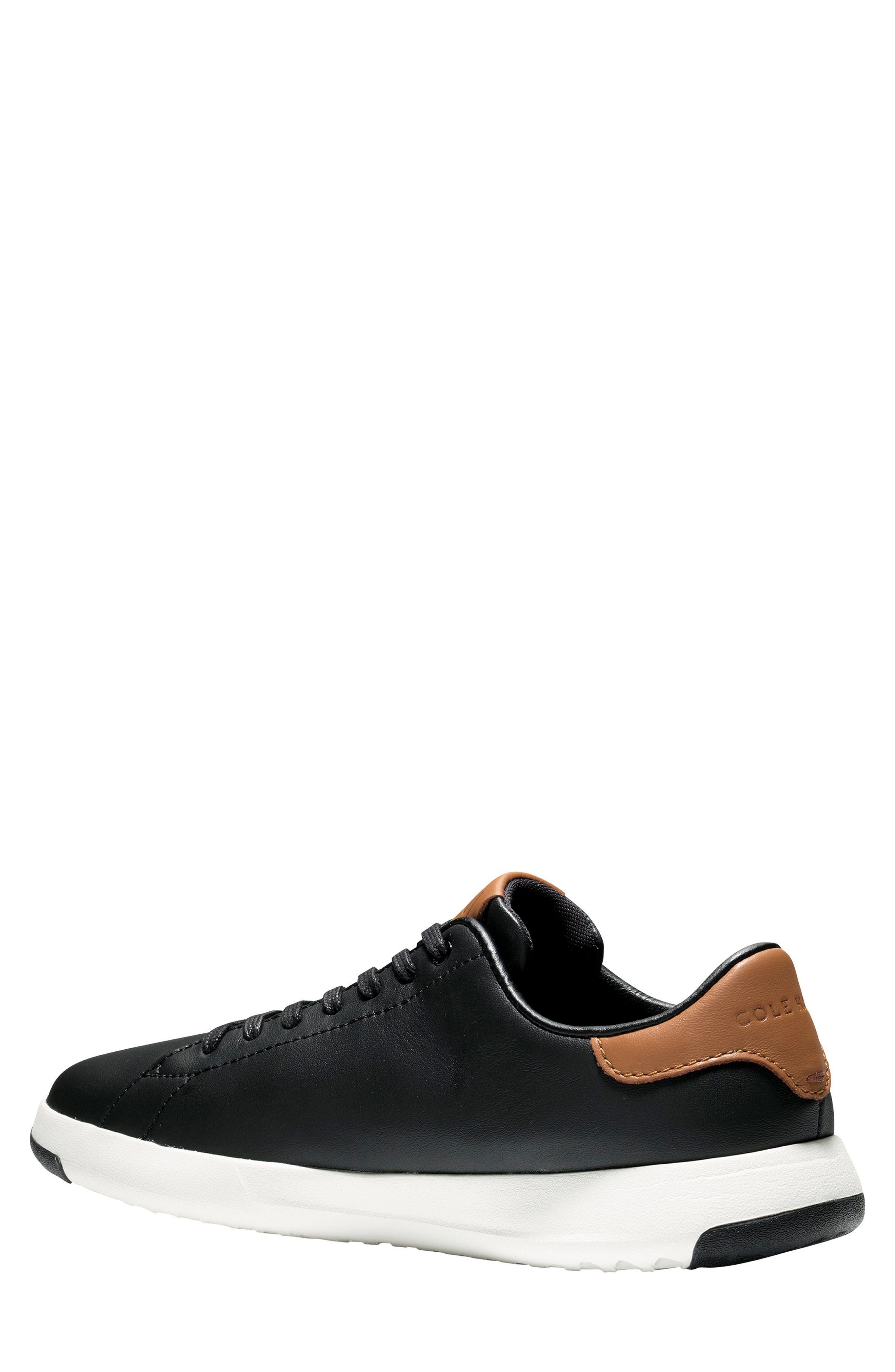 Cole Haan GrandPro Tennis Sneaker, Alternate, color, Black/ British Tan