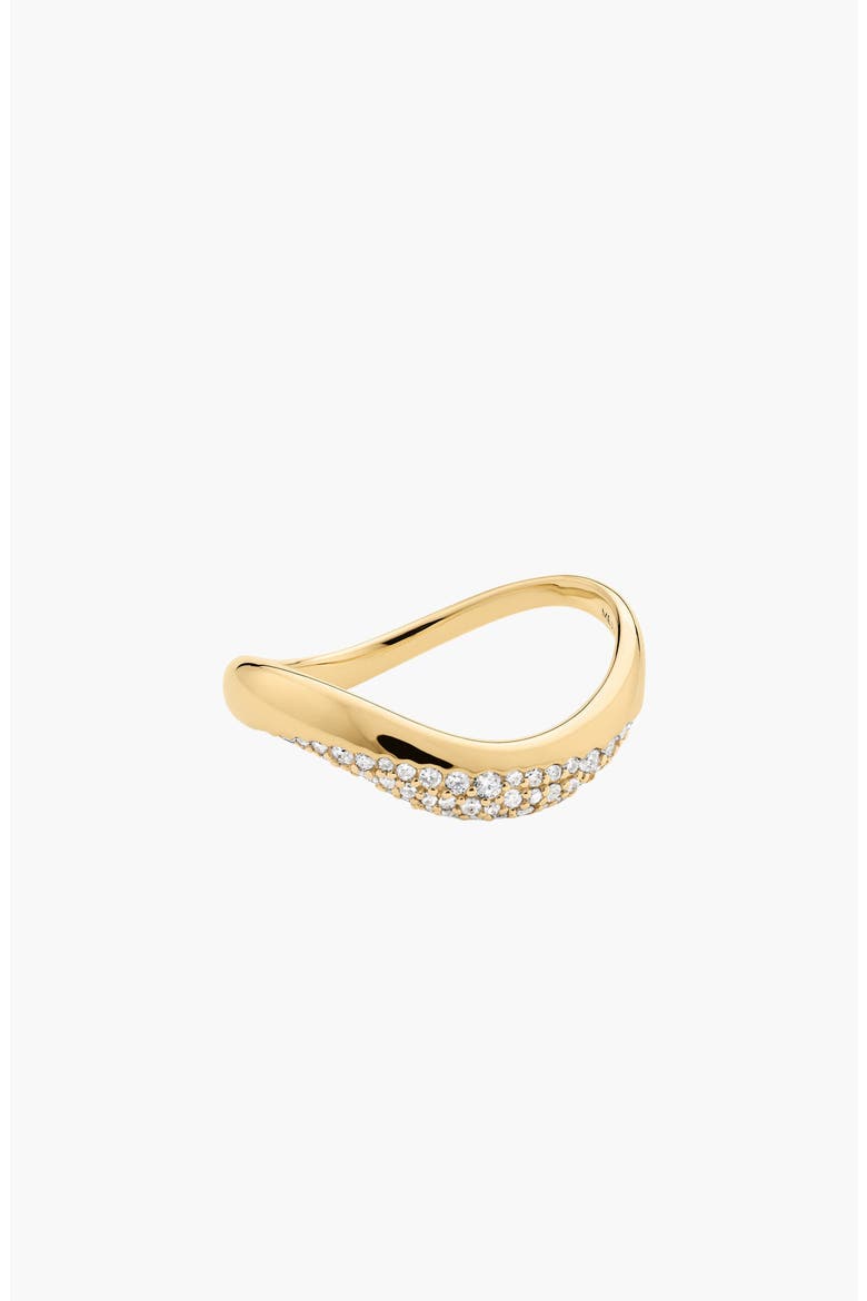 Dôme Figure Diamond Dipped Ring, Main, color, 14k Yellow Gold