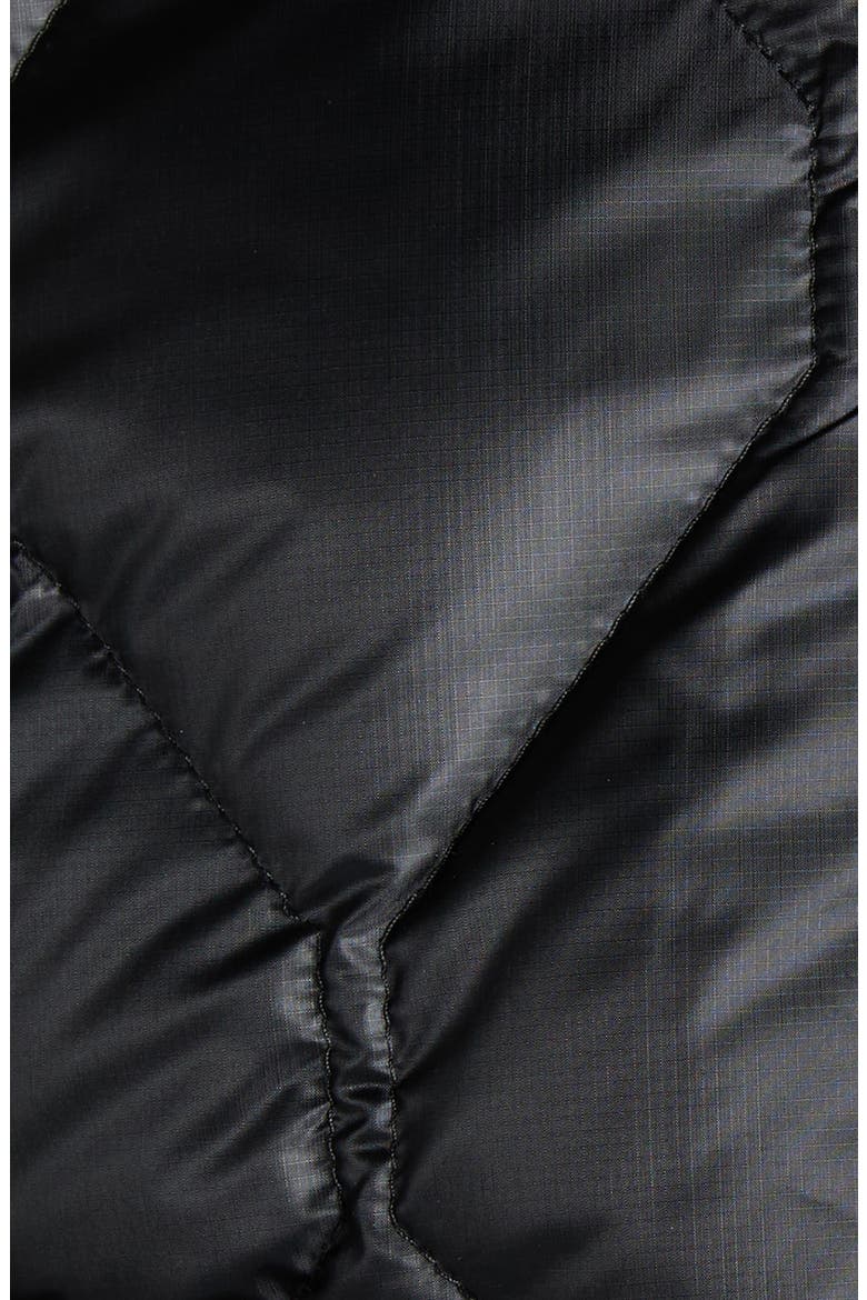 Erelia Diamond Quilted Down Vest, Alternate, color, BLACK