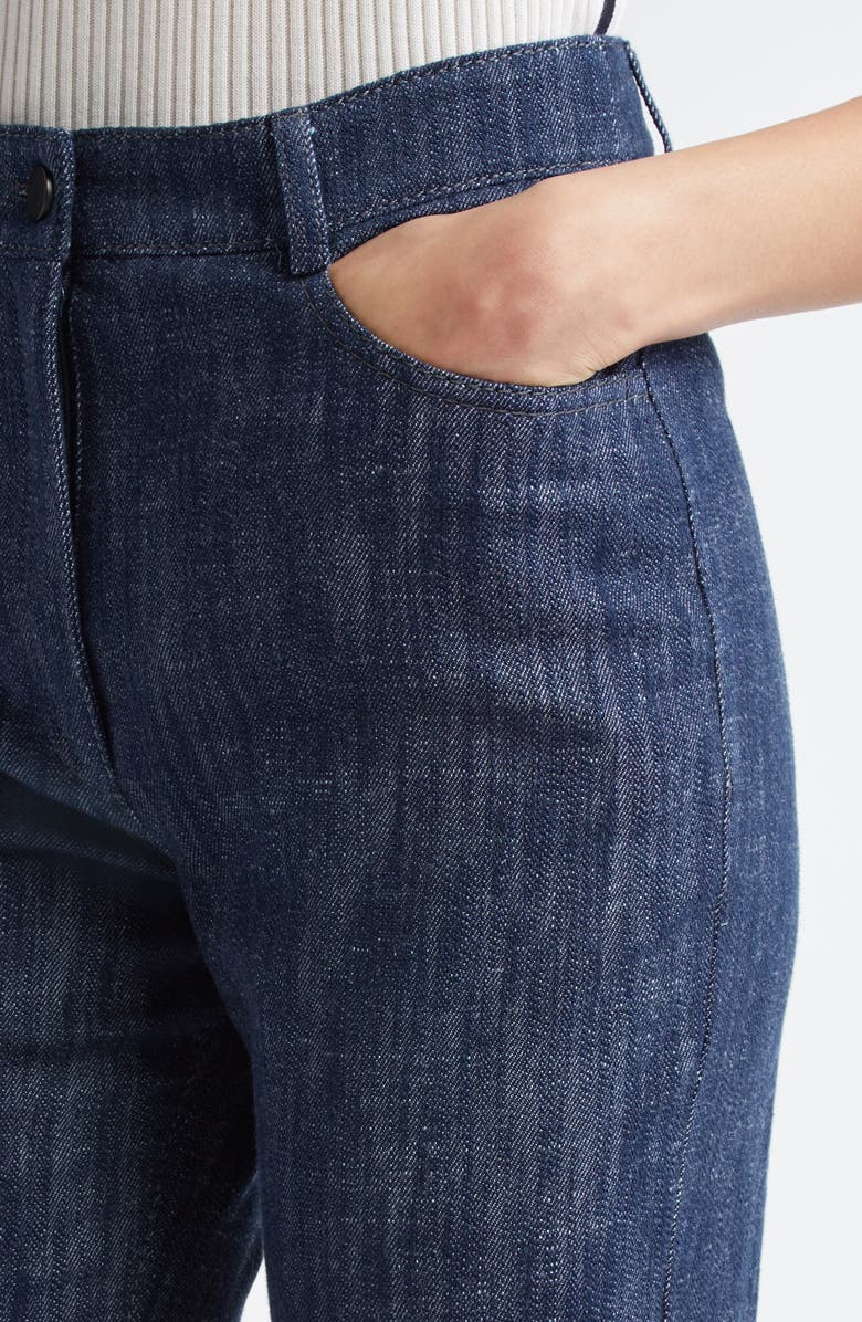 Akris punto Courtney Bootcut Jeans, Alternate, color, Navy Denim