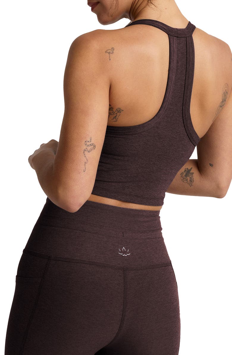 Space Dye On the Up Crop Tank