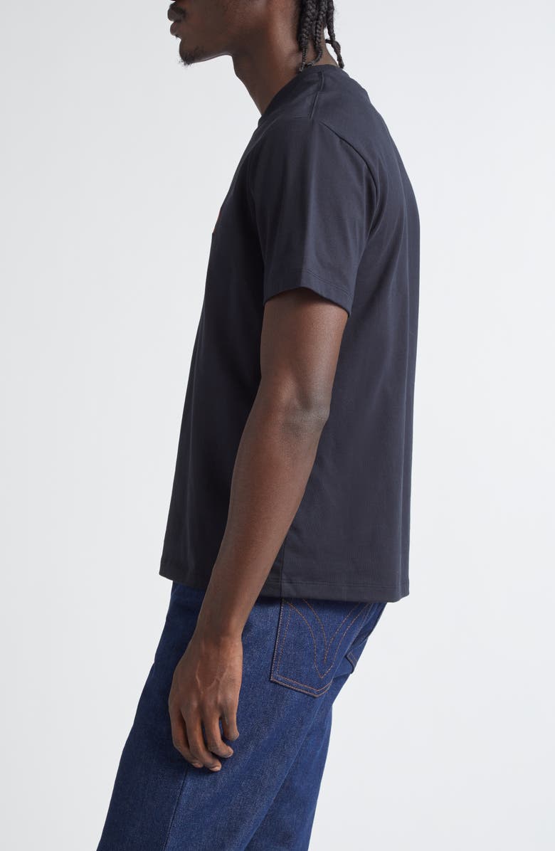 AMI PARIS Ami de Coeur Organic Cotton T-Shirt, Alternate, color, Black/ 001