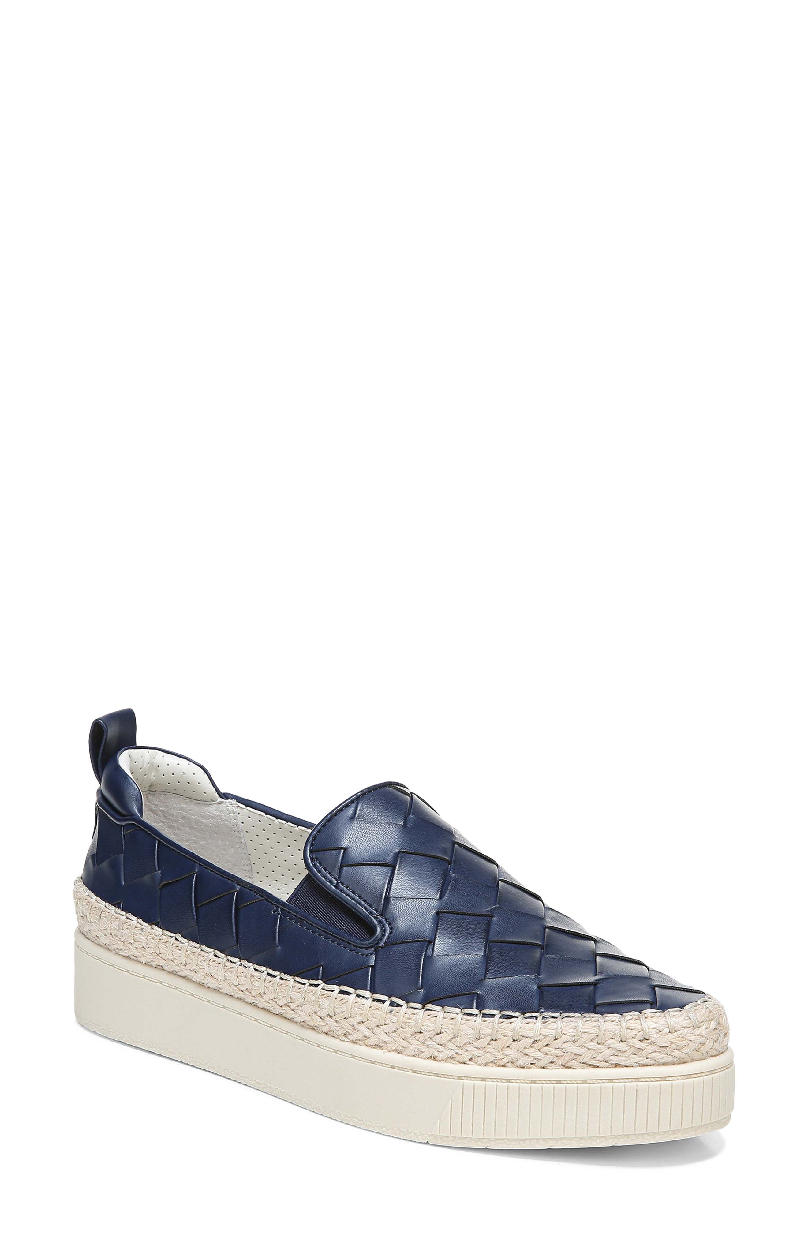 Homer Platform Sneaker, Main, color, NAVY FAUX LEATHER