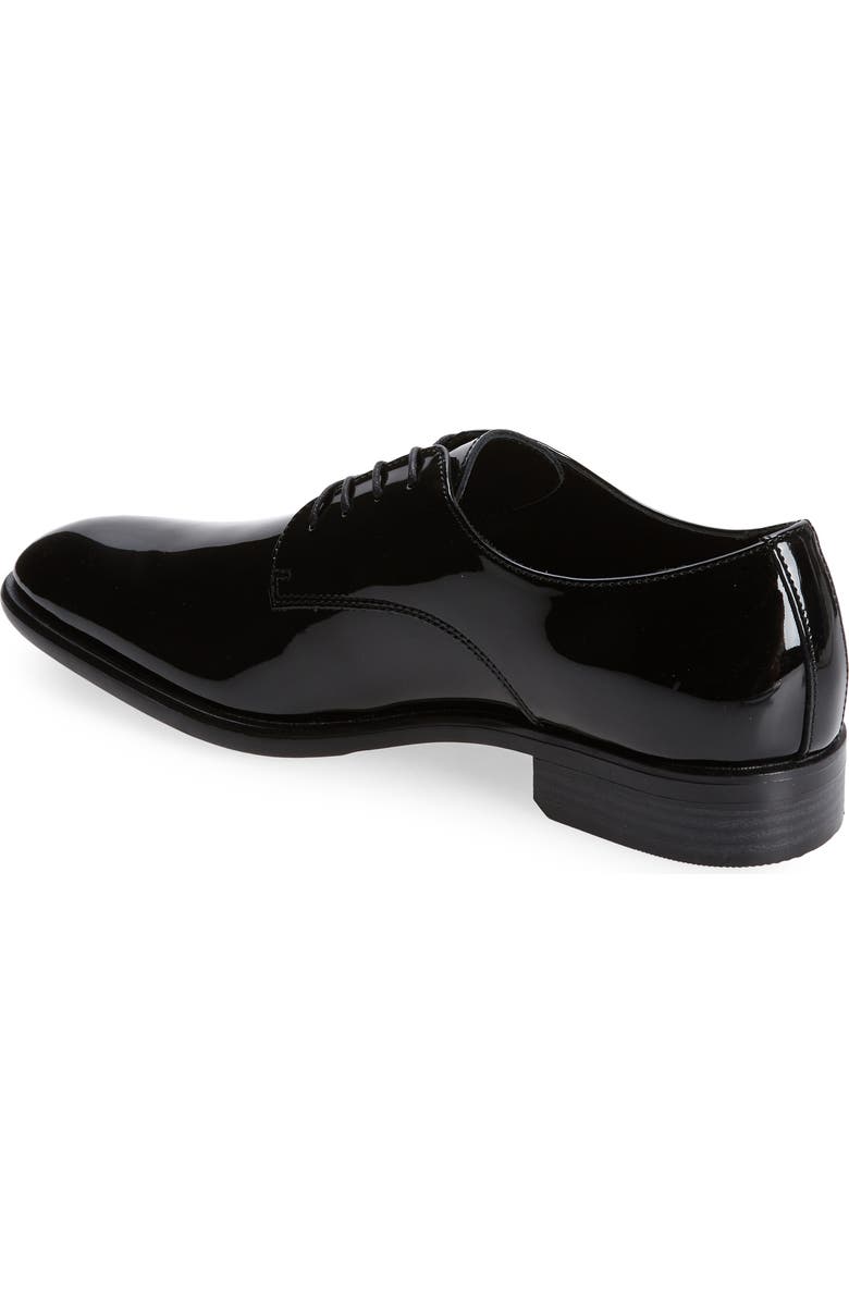 Nordstrom Dax Plain Toe Derby, Alternate, color, Black Patent