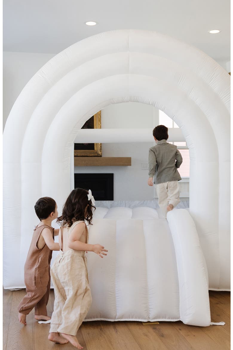 Rainbow Bounce House, Alternate, color, WHITE