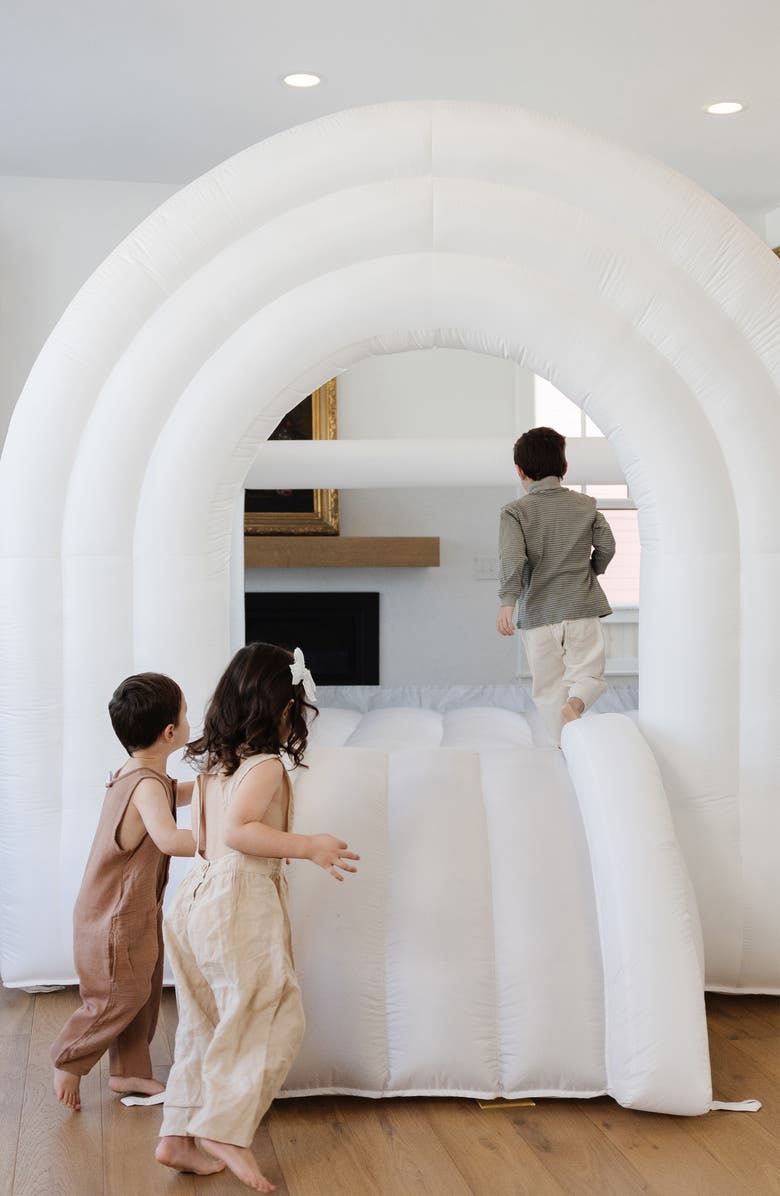 PLAYSMOL Rainbow Bounce House, Alternate, color, White