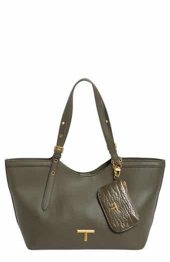 Amelie Faux Leather Bucket Tote