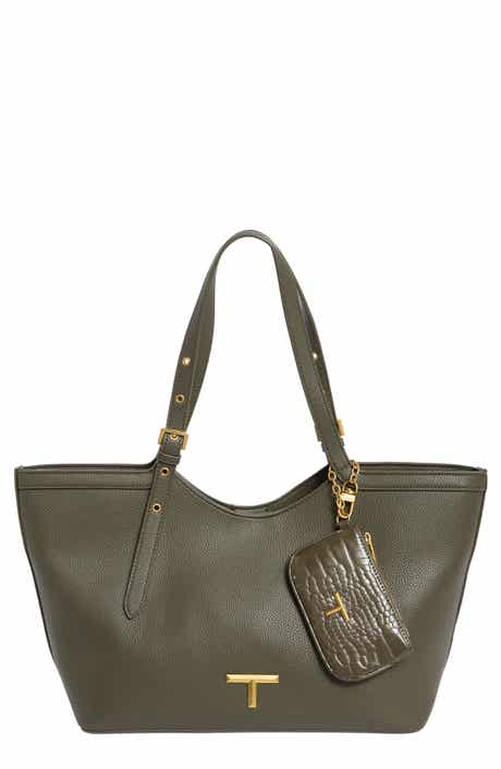 Amelie Faux Leather Bucket Tote