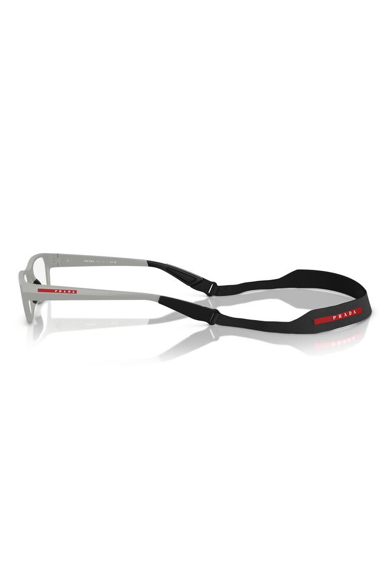 56mm Pillow Optical Glasses, Alternate, color, MATTE GREY