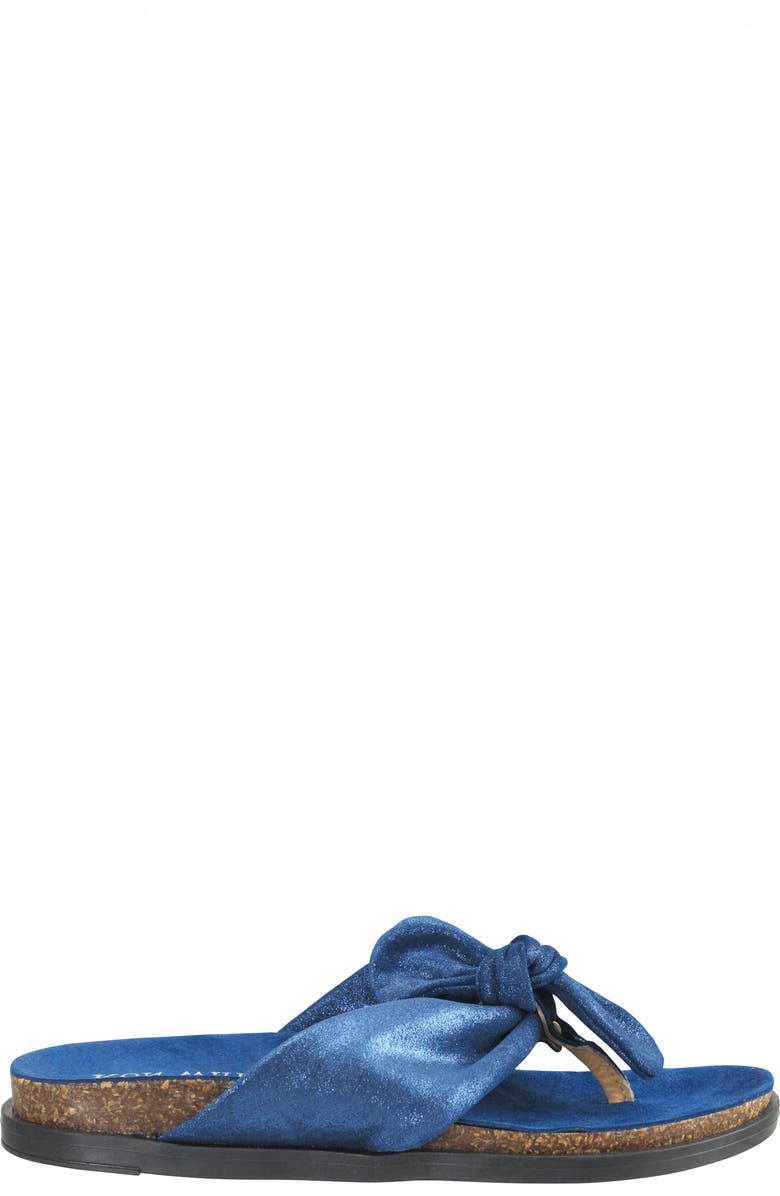 Ron White Gayla Metallic Leather Flip Flop, Alternate, color,