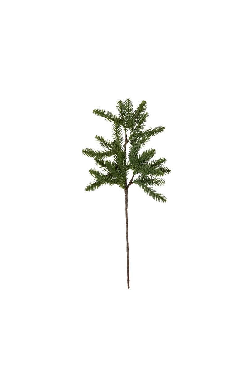 tag Pine Spray Small Artificial Flower Stems for Christmas Decor, Main, color, Green