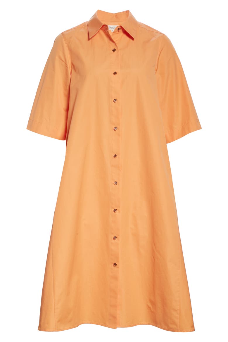 Sedwick KindCotton Shirtdress, Alternate, color, TANNED CORAL