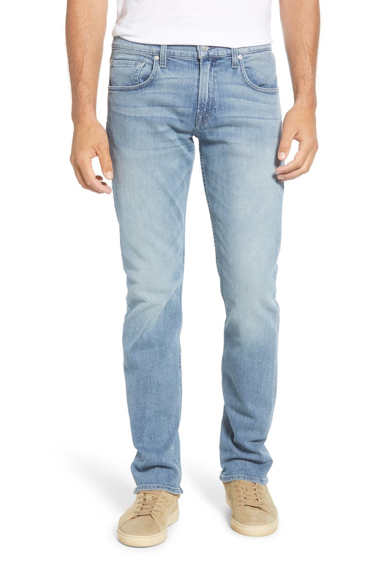 7 For All Mankind <sup>®</sup> Luxe Performance Slim Straight Leg Jeans, Main, color,