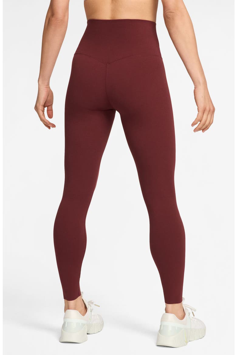 Zenvy Gentle-Support High-Waisted 7/8 Leggings, Alternate, color, 619 DKTMRD/BLACK
