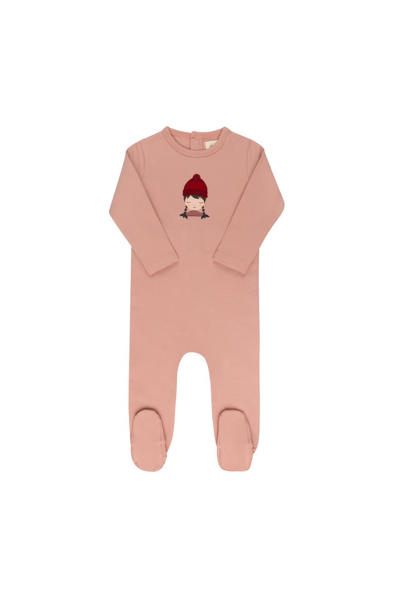 French Terry Autumn Kids Collection - Footie, Main, color, Pink