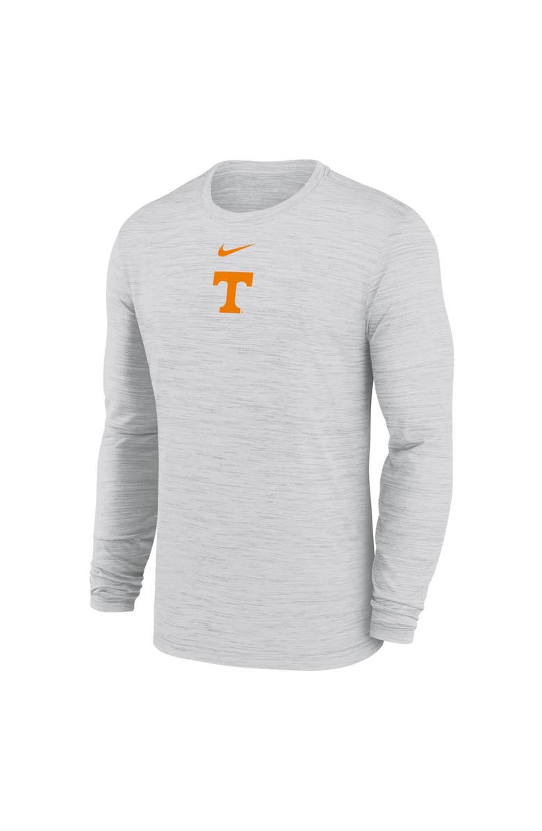 Nike Men's Nike White Tennessee Volunteers 2025 Sideline Velocity Performance Long Sleeve T-Shirt, Alternate, color, 