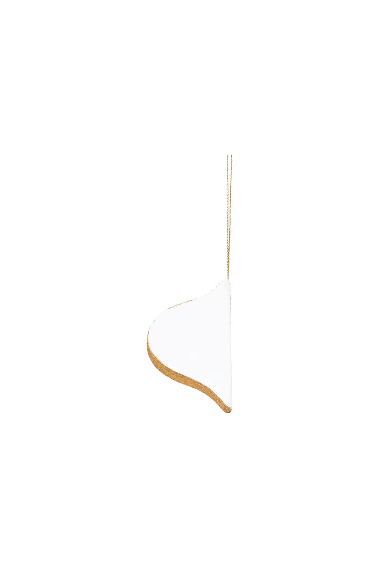 Honeycomb Paper White Christmas Tree Ornament, Alternate, color, White