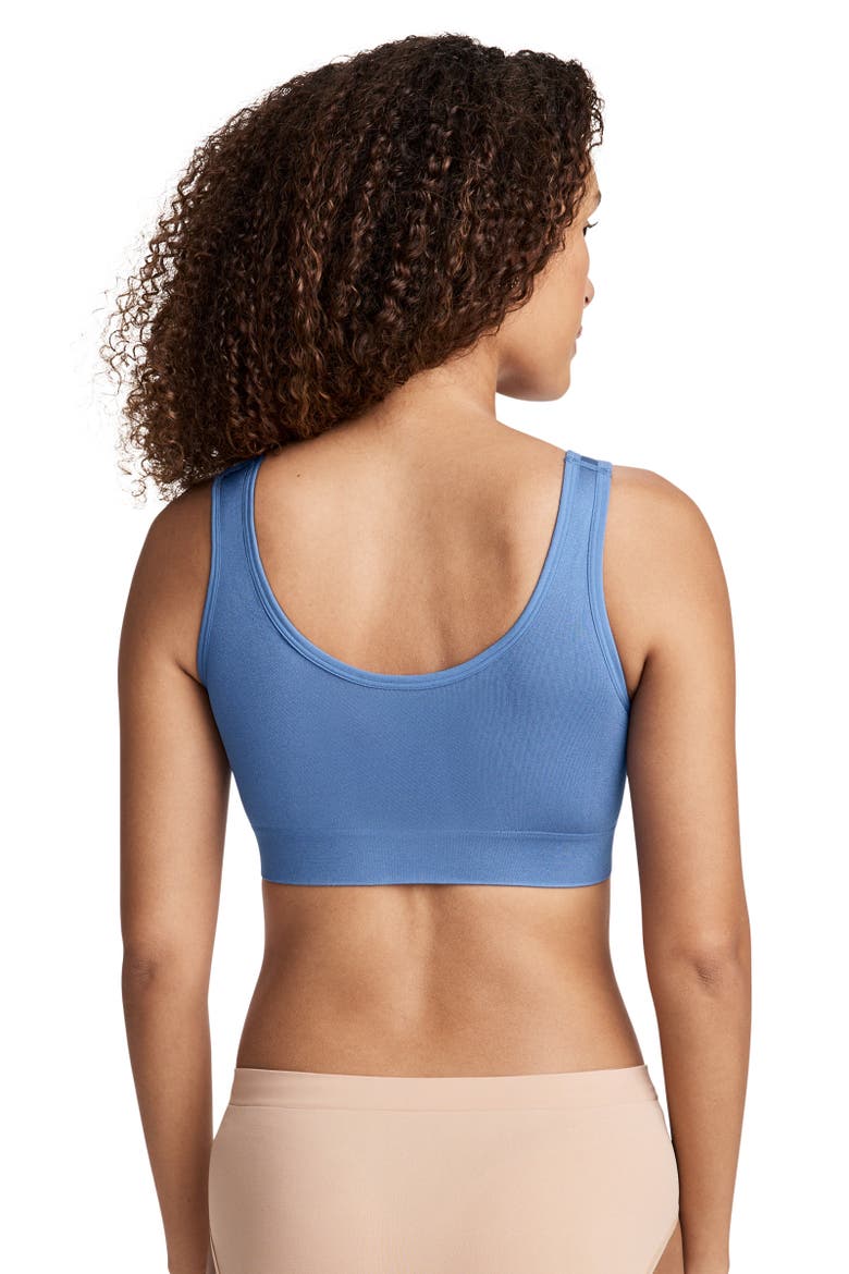 Women's Seamfree Back Smoothing Bralette, Alternate, color, Harbor Blue