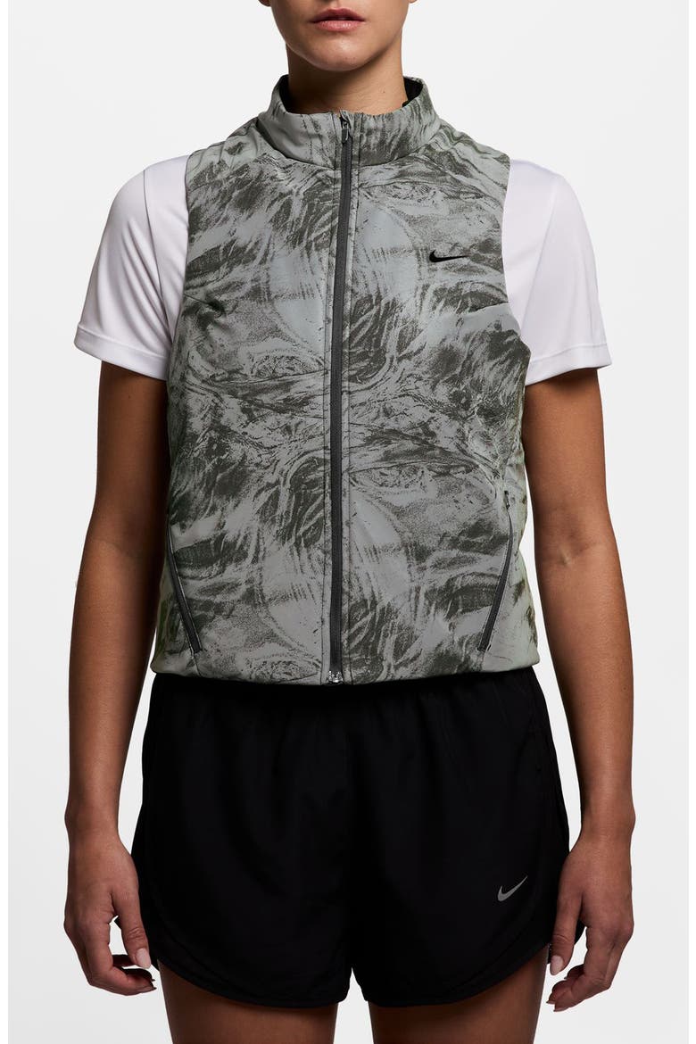Therma-FIT ADV Reflective Running Vest, Main, color, VAST GREY/ BLACK