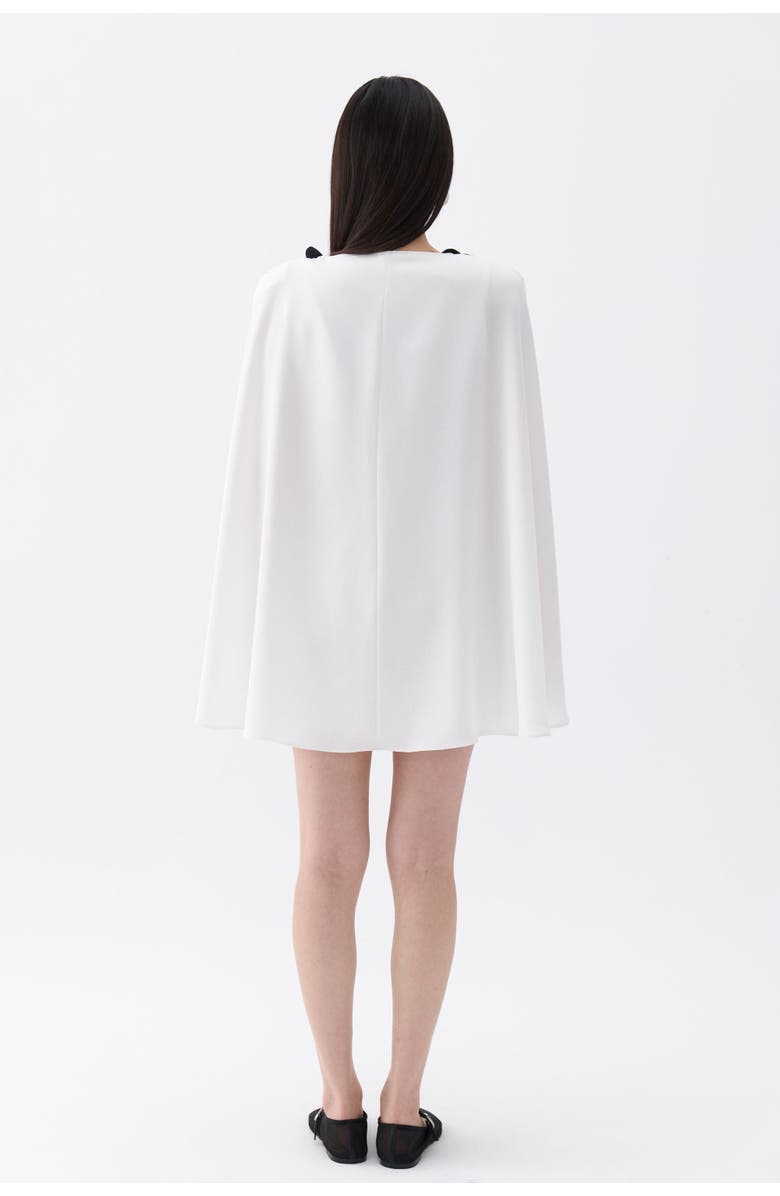 Nocturne Cape Sleeve Mini Dress, Alternate, color,